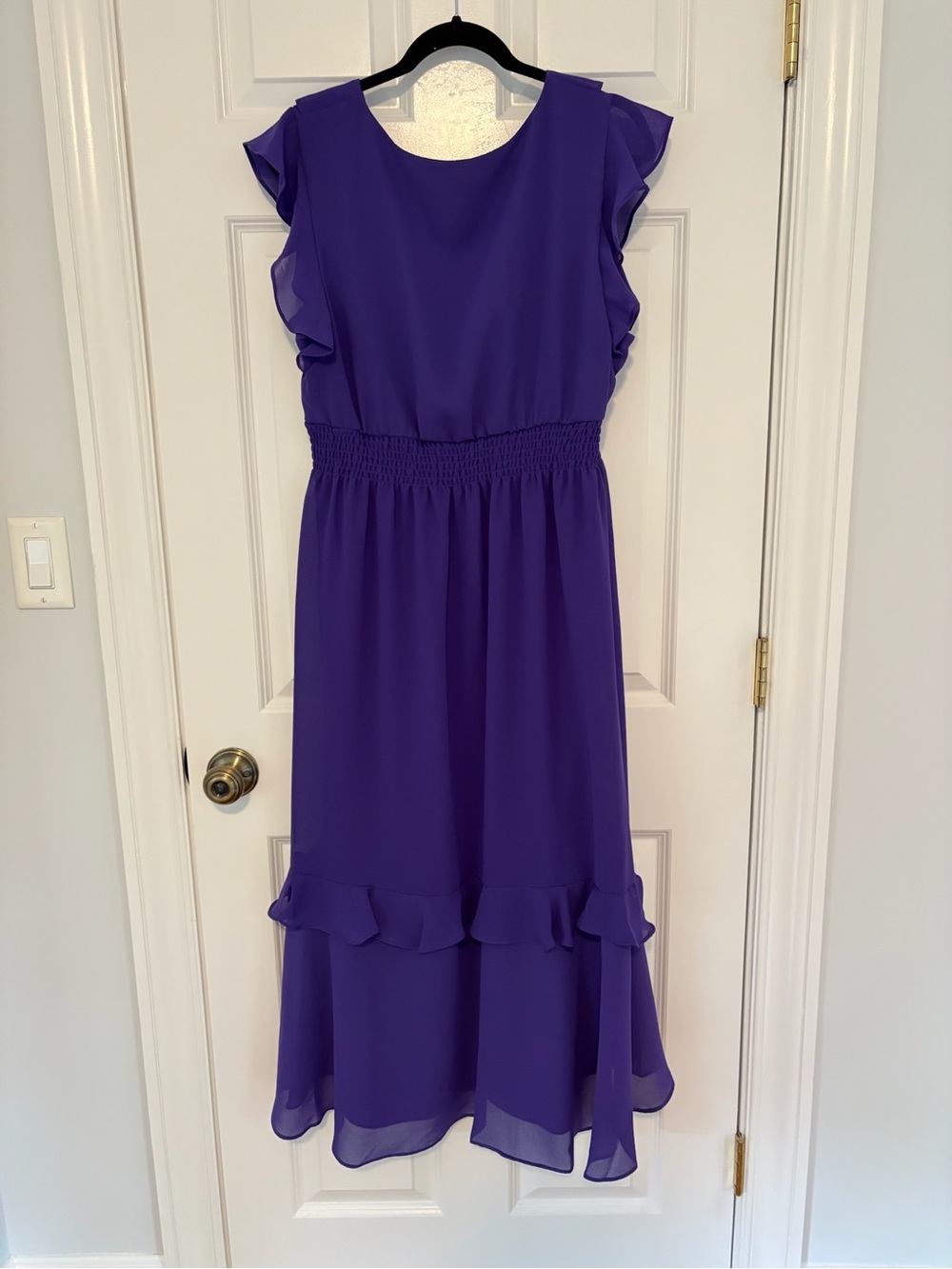 Maison Tara Violet Purple Dress Top